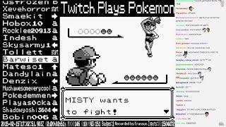 Twitch Plays Pokémon (Anniversary Red) - Vs. Misty