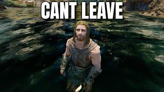 Can you play Skyrim without leaving The Water?