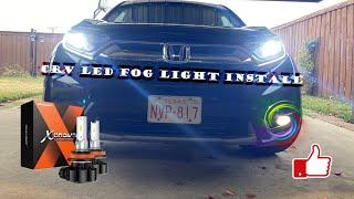 2017-2021 Honda CR-V - New SEALIGHT H11 LED FOG Lights Install  - $26USD