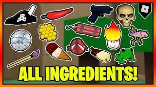 How to get ALL INGREDIENTS in WACKY WIZARDS  || Roblox