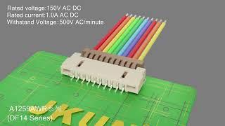 A1259 DF14 Wire to board connector 1.25mm PitchTerminal housing SMT DIP connector