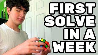 Why I Haven't Solved 3x3 In A Week | #shorts