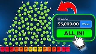 $5,000 DEPOSIT VS BC GAME HIGH RISK PLINKO