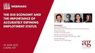 The Legal 500 Webinars: The Gig Economy and the importance of accurately defining employment status