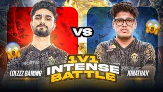 INTENSE 1v1 AGAINST @JONATHANGAMINGYT | LoLzZz VS JONATHAN | BGMI HIGHLIGHT