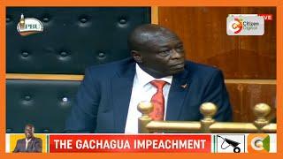 DP Gachagua arrives in Parliament to defend himself against impeachment accusations