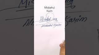 Misbahul karim name Signature Style/BestSignature#Viralshort