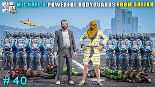 Golden Sheikh Gifts Powerful Bodyguards To Michael | Gta V Gameplay