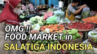 OMG ! FOOD MARKET in SALATIGA INDONESIA - STREET FOOD MARKET