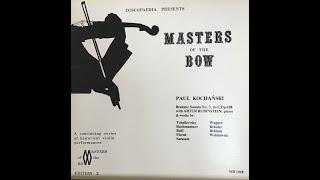 Paul Kochanski and Artur Rubinstein Brahms Sonata no.3 (recorded in 1934)