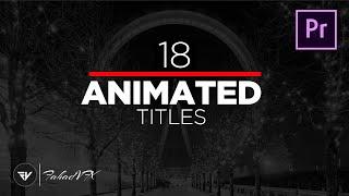 Animated Title Pack - Free Download Premiere Pro Templates