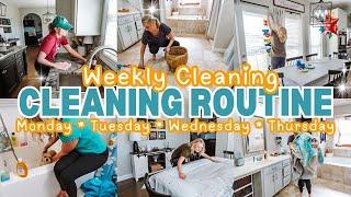 Satisfying Whole House Clean With Me  2025 Weekly Cleaning Routine & Motivation