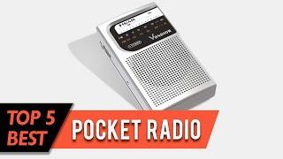 5 Best Pocket Radios | Am/FM, Auto Scan Save, Led Display, Battery Operated, Wireless | Review 2023