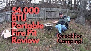 Awesome Portable 54,000 BTU Fire pit!