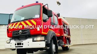 Renault Midlum D14 fire truck - SOLD