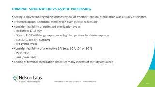 Designing an End-to-End Sterility Assurance Program