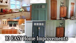 10 EASY + INEXPENSIVE HOME IMPROVEMENTS 