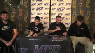 Mixed Combat Promotions Press Conference Adam Nicholls & Seb Hantakaross