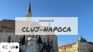 WalkIn CLUJ-NAPOCA | ROMANIA | 4K HDR City Walking Tour