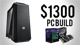 $1300 Coffee Lake i5 8600K Gaming PC Build 2017! - 4K Gaming!