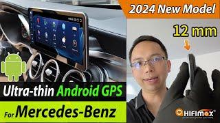 New 12.3'' Ultra Android 13 GPS Mercedes-Benz A B C E V GLA CLA GLC GLK CarPlay Android Auto screen!