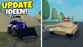 NEUE FAHRZEUGE? THW, Panzer, Hacker & MEHR? (Eure NH Update Ideen!)