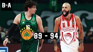 Panathinaikos - Olympiacos 89-94 | Full Highlights | Euroleague Round 8 | 08.11.2024