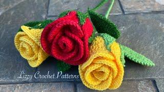 Como tejer Rosas a crochet paso a paso