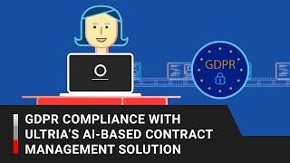 GDPR Compliance with Ultria's AI based Contract Management Solution