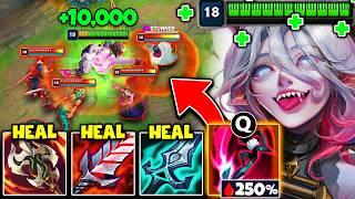 Briar but I can literally out-heal the entire enemy team 1v5 (250% TOTAL LIFESTEAL)