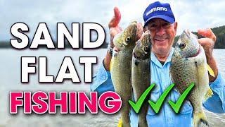 Sand Flat Fishing - How to Catch FIVE STAR! Eating Fish