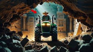 Farmer's Tractor Breaks Through to Ancient Cavern, What's Inside Changes History Forever