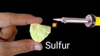 2 Amazing Science Experiment with Sulfur