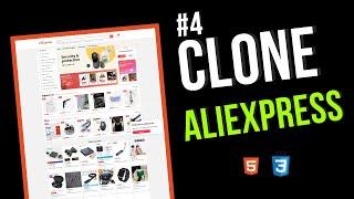 Clone AliExpress using HTML and CSS | Part 4