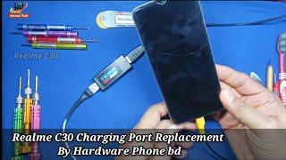 Realme C30 || Charging Port Replacement By || hardware phone bd