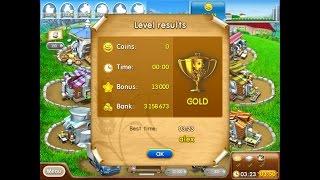 Farm Frenzy Pizza Party only GOLD German Street 3 (level 72) Веселая ферма Печем пиццу Немецкая 3