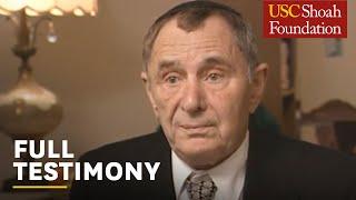 Jewish Survivor Benjamin Friedman Full Testimony | USC Shoah Foundation