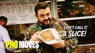 Adam Richman Eats Four Iconic New York Pizza Styles | Pro Moves