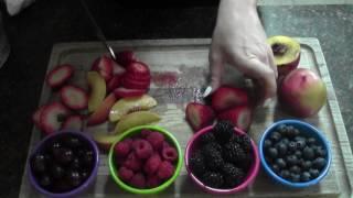 ASMR Making Fruit Pizza