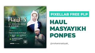 TUTORIAL DESAIN HAUL MASYAYIKH PONDOK PESANTREN | PLP PIXELLAB | FREE PLP