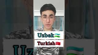 How close are Turkic Languages? How close are Uzbek and Turkish? 