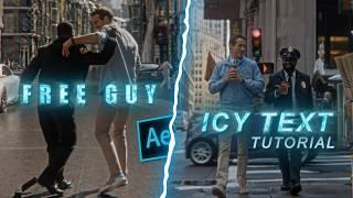 icy text effect tutorial on after effects