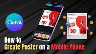 How to Create Poster on a Mobile Phone - Step-by-Step Tutorial! #design with me - #designwithme