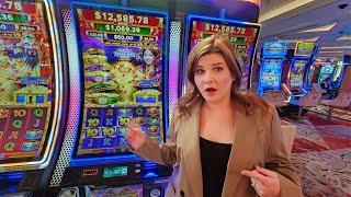 I Found the NEW Magic Treasures Gold Slot in Las Vegas! 5 Different Bonuses?