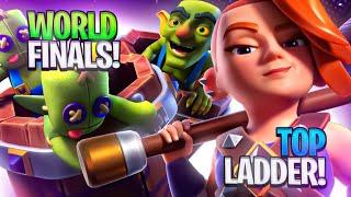 SELFMADE LOGBAIT DECK AT CRL WORLD FINALS + DESTROYING TOP LADDER!!!!!!!