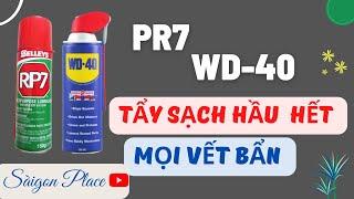 Dùng WD-40 và RP7 để dễ lau chùi - @SaigonPlace