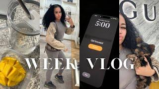 WEEK VLOG| Waking up at 5am for a week | Meal prepping | Shopping & more!