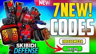 *NEW UPDATE* ALL WORKING CODES FOR SKIBIDI TOWER DEFENSE IN OCTOBER 2024! ROBLOX STD CODES