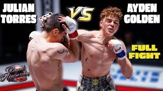 Julian Torres vs Ayden Golden Bantamweight War at Caged Aggression 39: Origins Night 1 Show Stealer