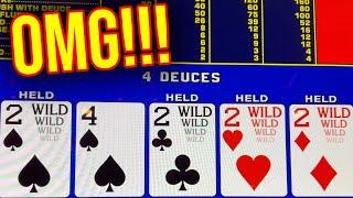 DEALT IT!!! Great Run On Deuces Wild BONUS POKER!!!